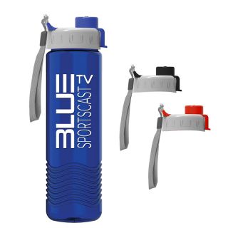 24 Oz Wave Tritan Bottles with Quick Snap Lid
